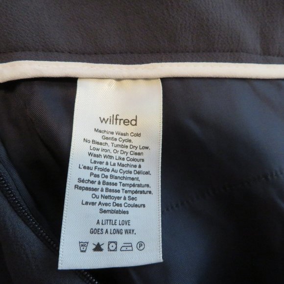 Aritzia Wilfred Geneva Cropped Pants Grey 10 - Picture 12 of 13
